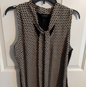 EUC Ann Taylor Tie Front Blouse